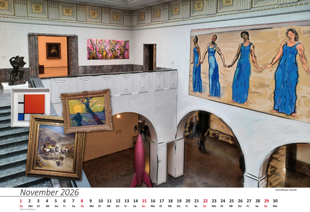 Kalender2026 Kunsthaus Zürich
