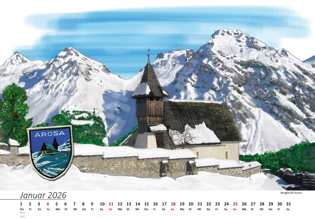 2026-Kalender, Arosa
