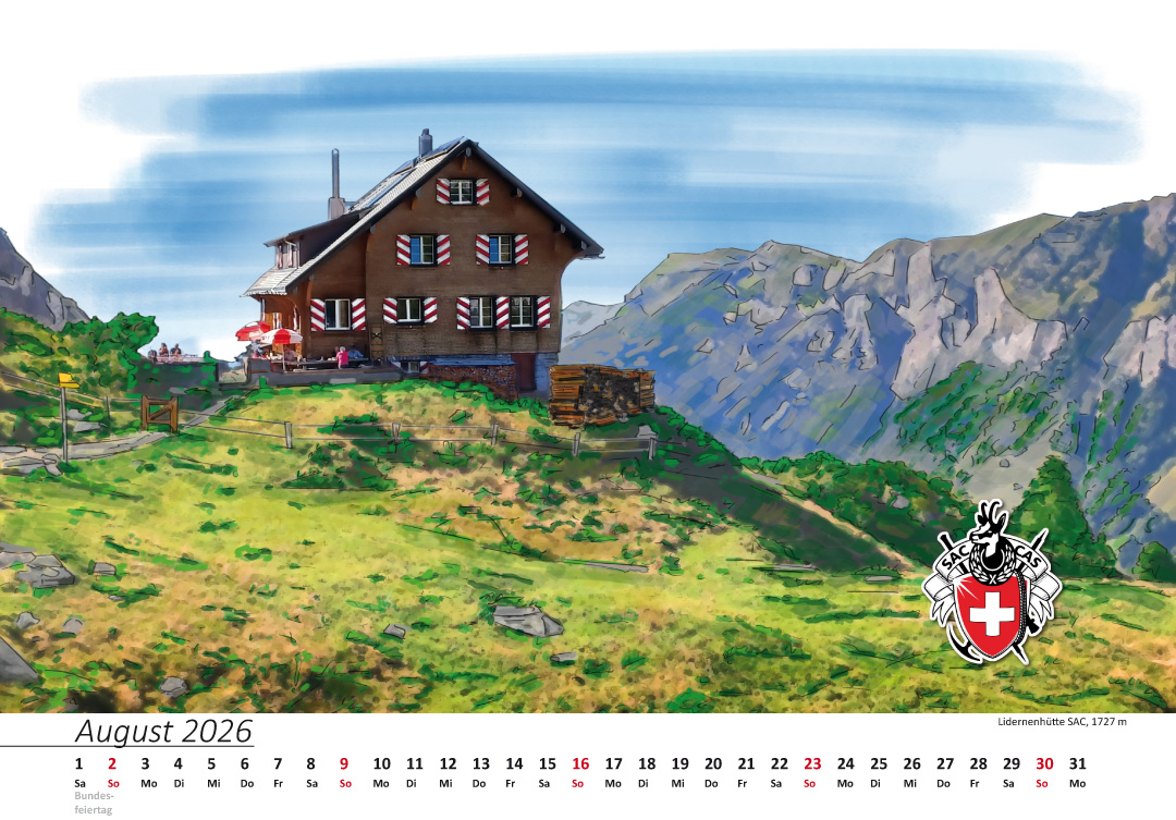 Kalender2026 Lideren Hütte